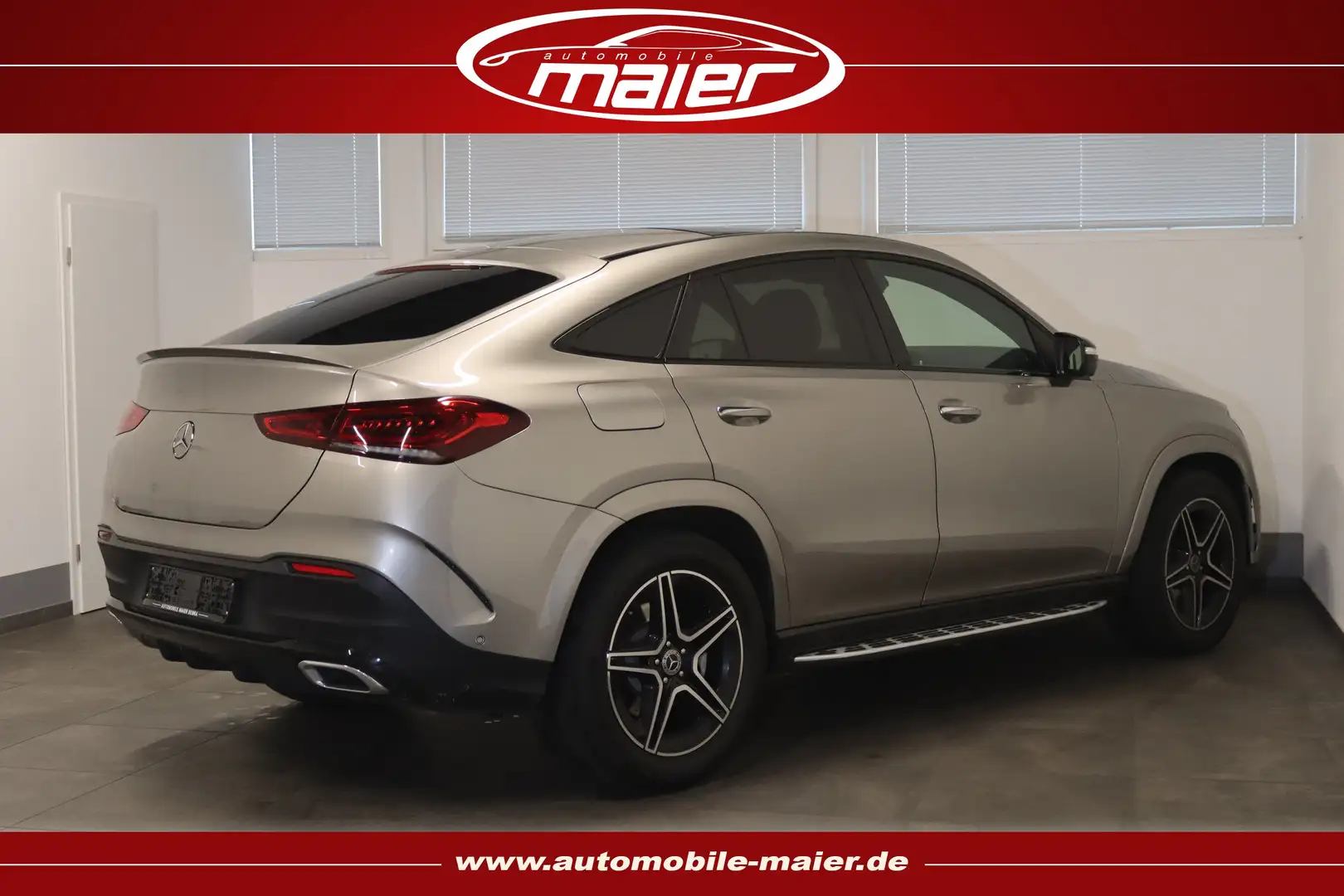 Mercedes-Benz GLE 400 d 4Matic Coupe AMG Night-Pano-Burmester- Silber - 2