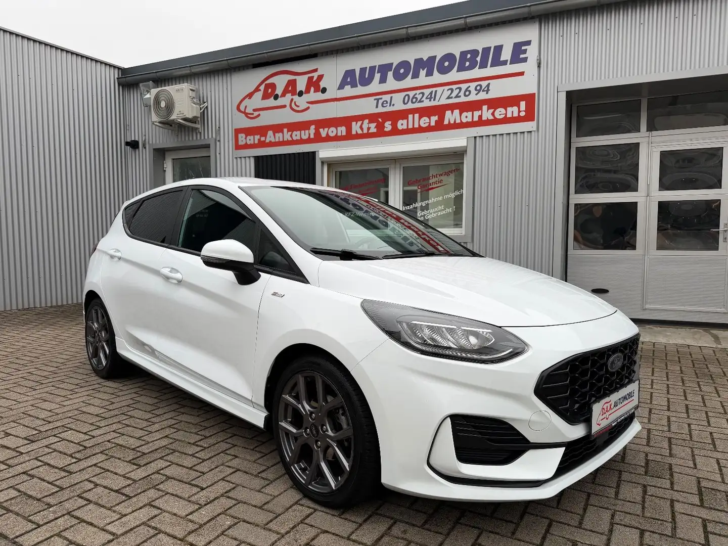 Ford Fiesta ST-Line X 1.Hand+47TKM+R.Kamera+CarPlay Blanc - 1