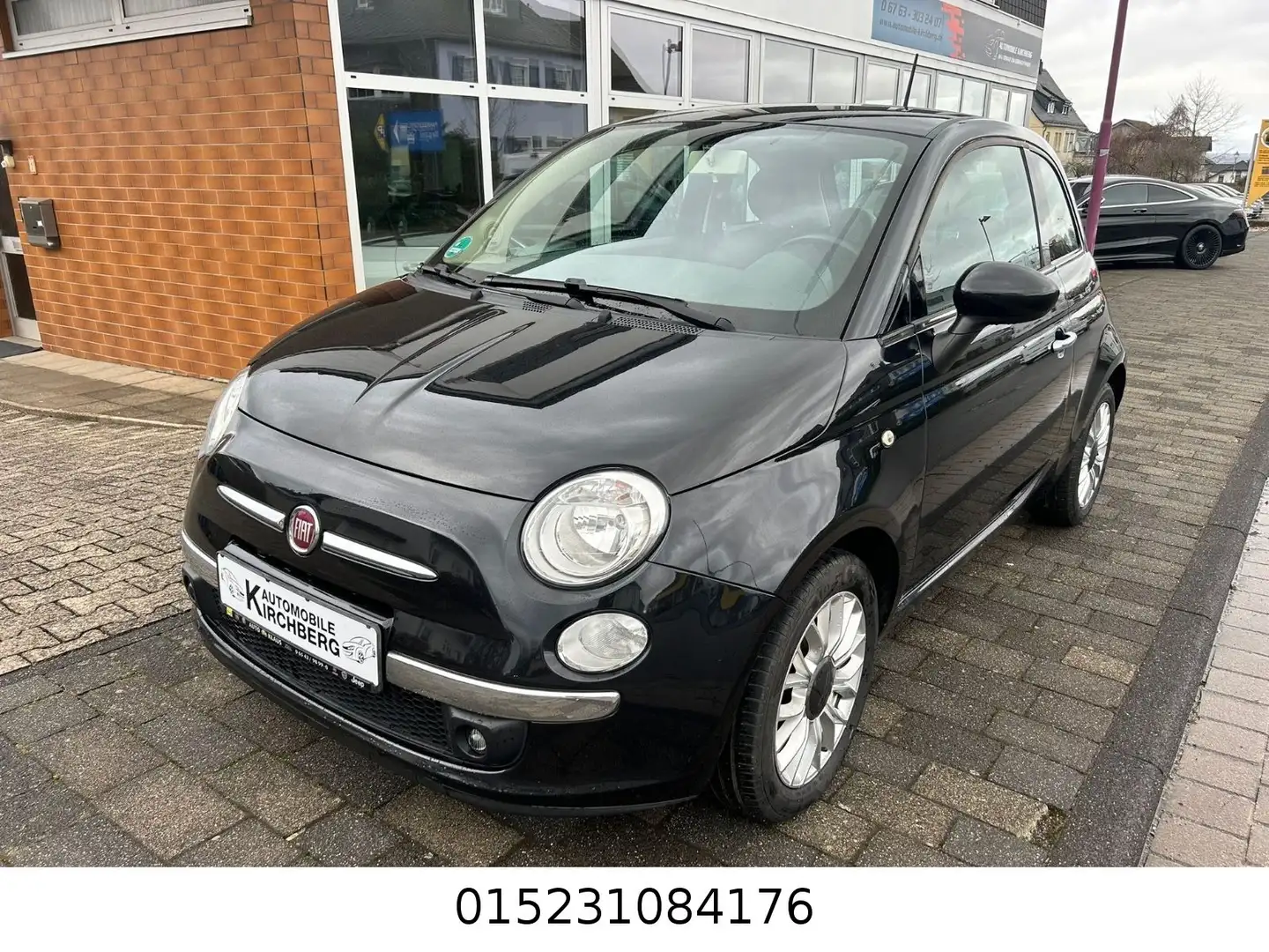 Fiat 500 +Klimaautomatik+PDC H+Euro6 Noir - 1