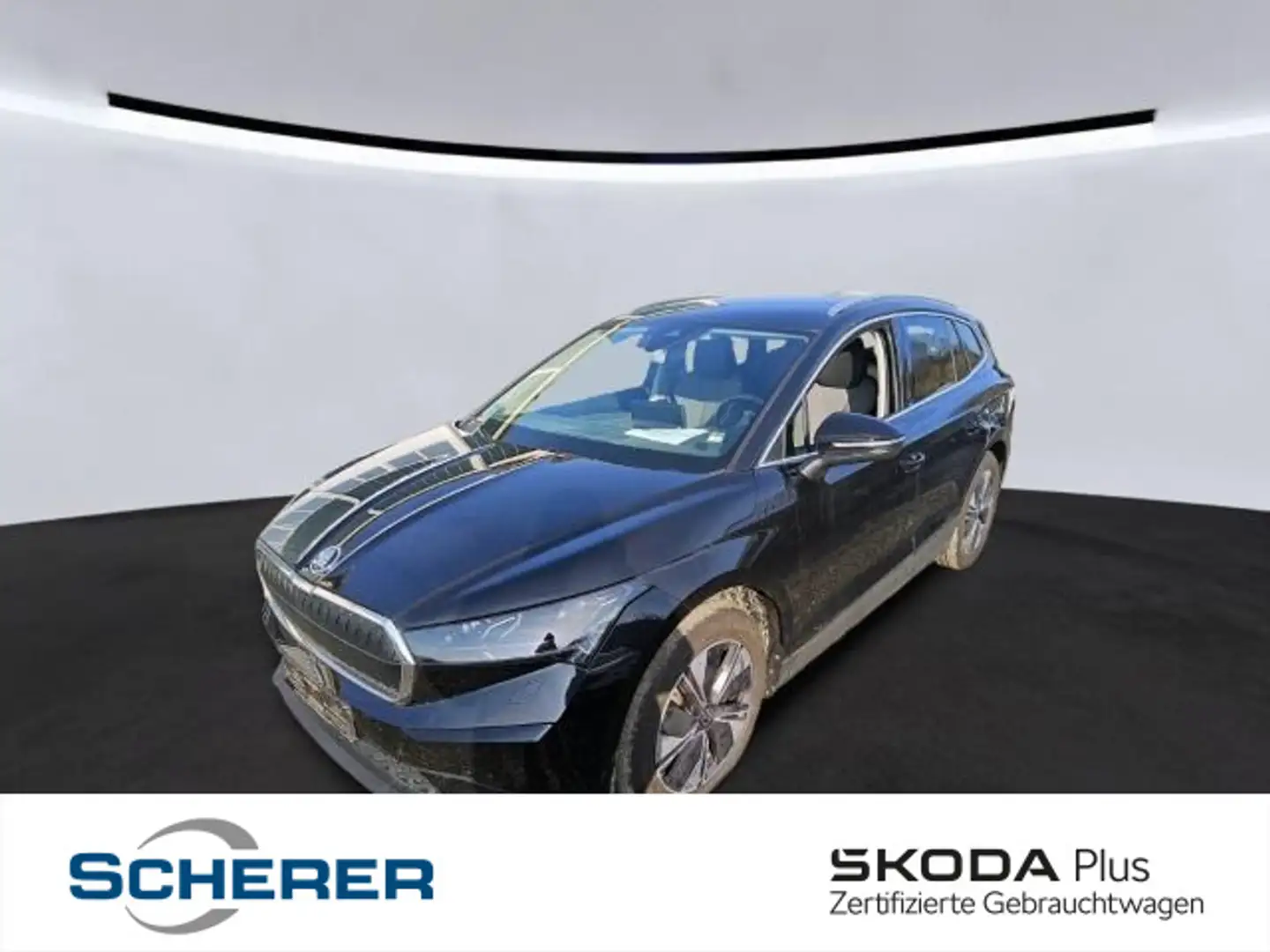 Skoda Enyaq iV 60 MATRIX NAVI WäPu. RFK ACC SHZ Schwarz - 1
