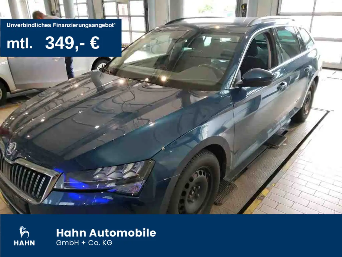 Skoda Superb Combi 1.5TSI DSG Ambition LED Nav AHK-Vor Blau - 1