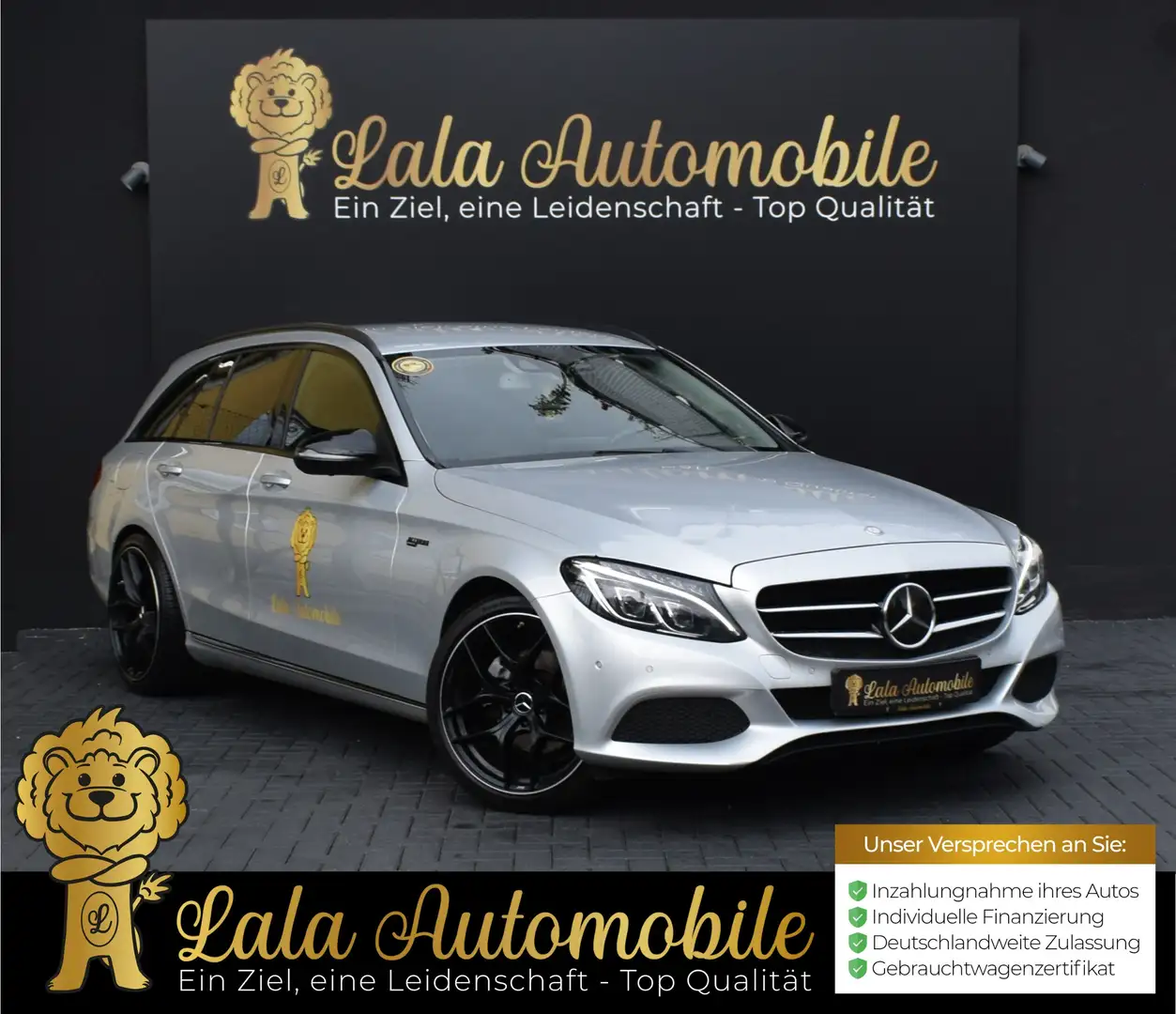 Mercedes-Benz C 220 d C43 AMG Optik NIGHT-PAKET AMBIENTE ALU Silber - 1