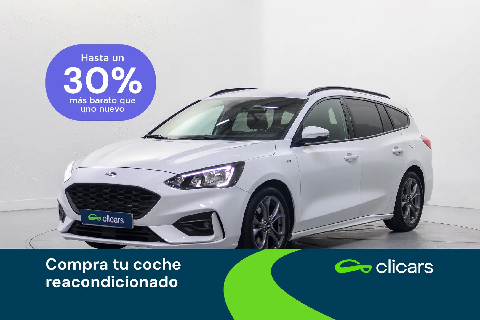 Ford Focus Sportbreak 1.0 Ecoboost Trend Edition Blanc - 1