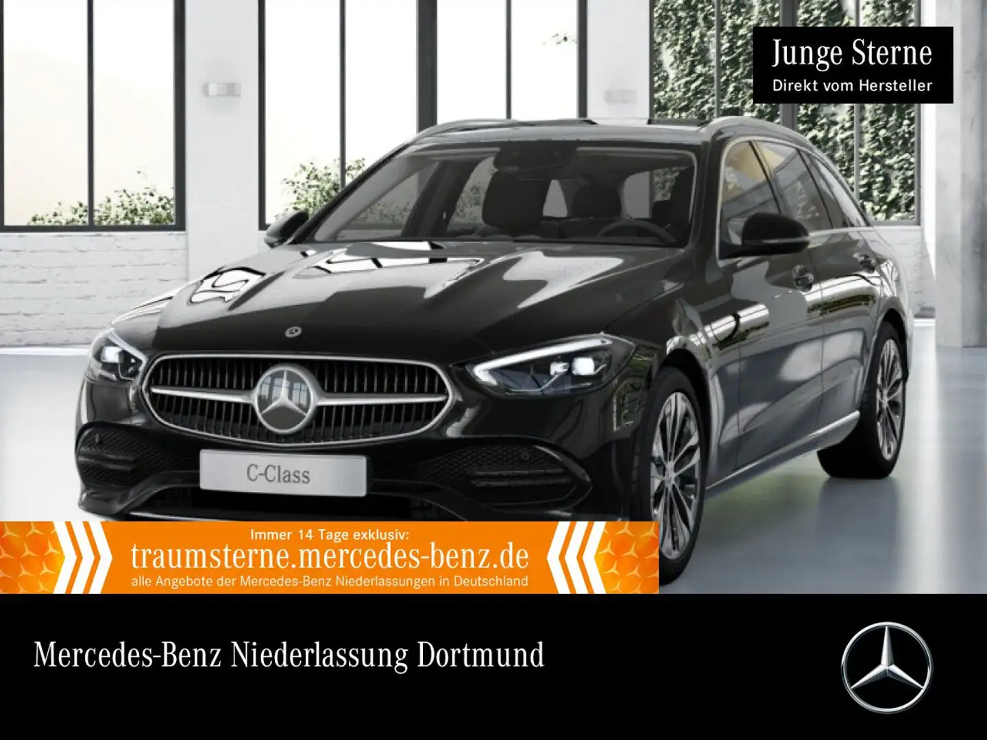 Mercedes-Benz C 300 e T AVANTG+PANO+LED+KAMERA+KEYLESS+9G Nero - 1