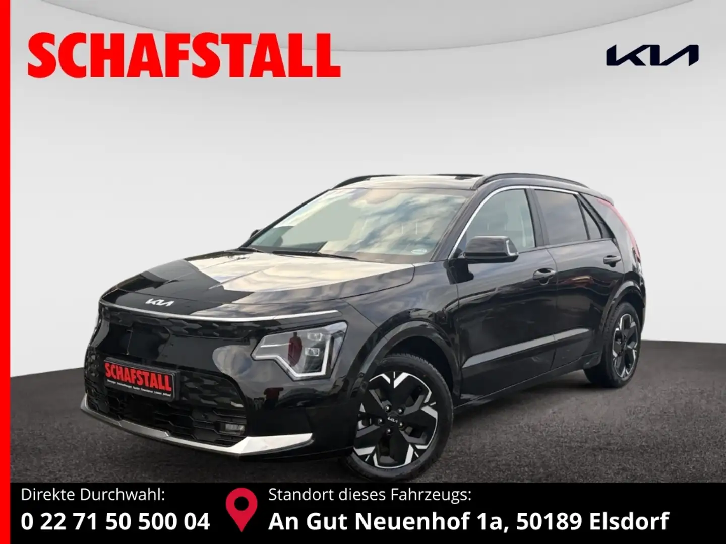Kia Niro EV Spirit Relaxpaket Glasdach Navi Digitales Cockp Schwarz - 1