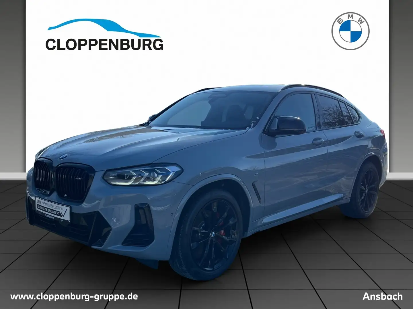 BMW X4 M 40d Head-Up HK HiFi DAB LED WLAN Standhzg. Gri - 1