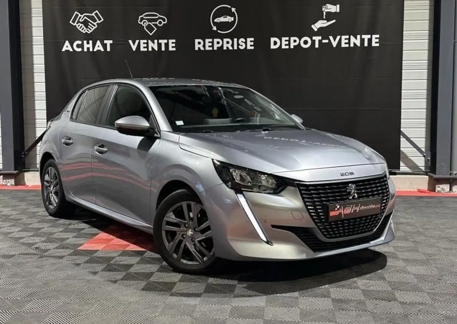 Peugeot 208 1.5 BlueHDi 100ch S&S Style Gris - 2