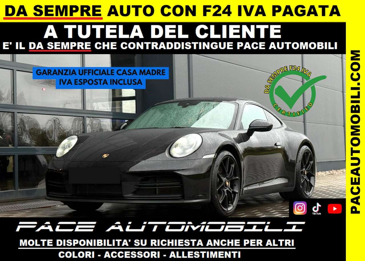 Porsche 992 911 992.2 NEW 394CV BLACK PACK PDC ACC NAVI KAMERA