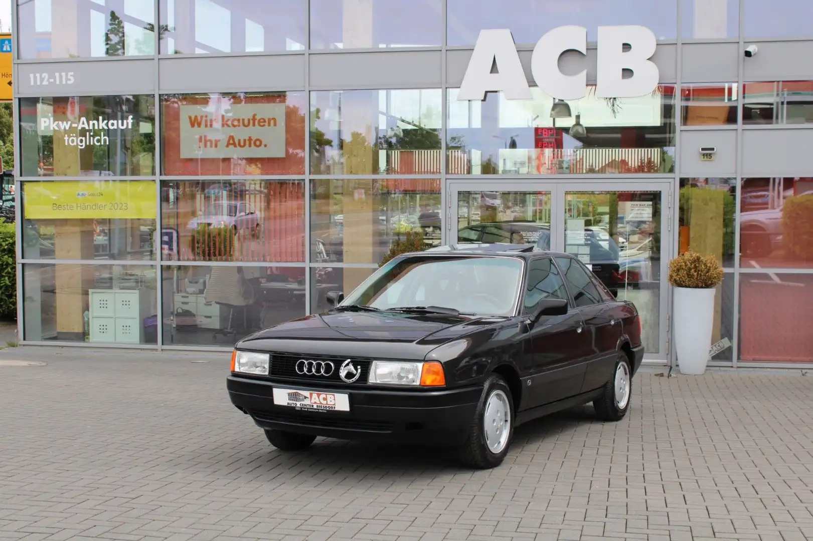 Audi 80 Comfort Edition Schiebedach Heckrollo 1.Hand Negru - 1
