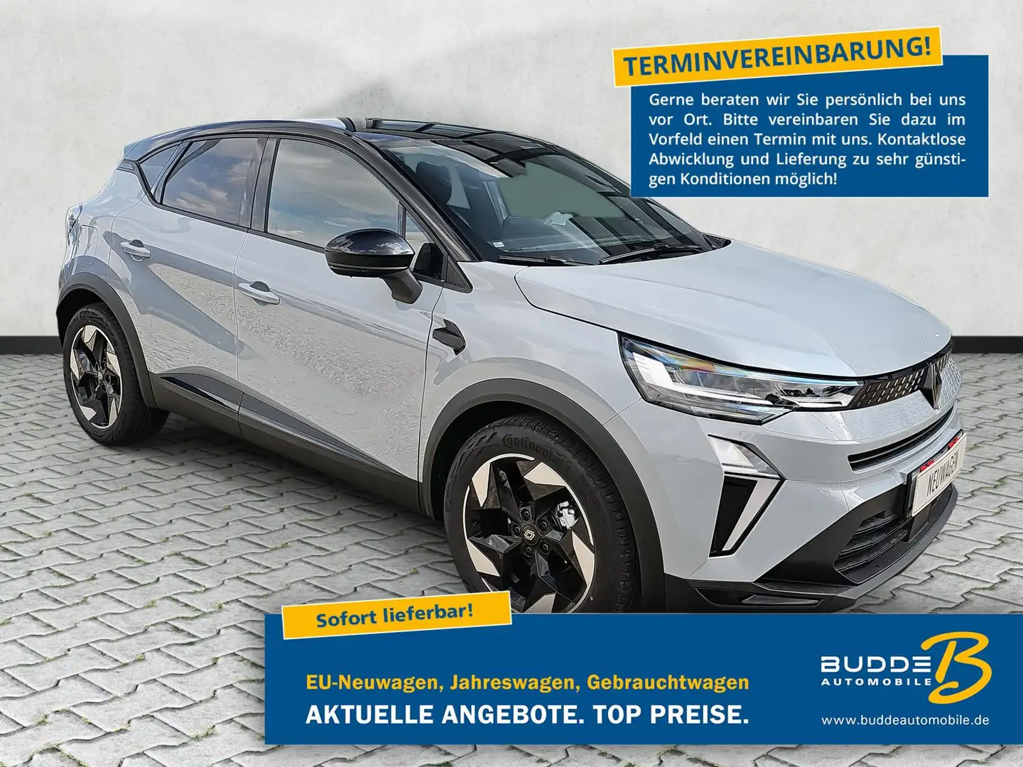 Renault Captur TCe 160 EDC Techno / ACC / Ambientebel. Grau - 1