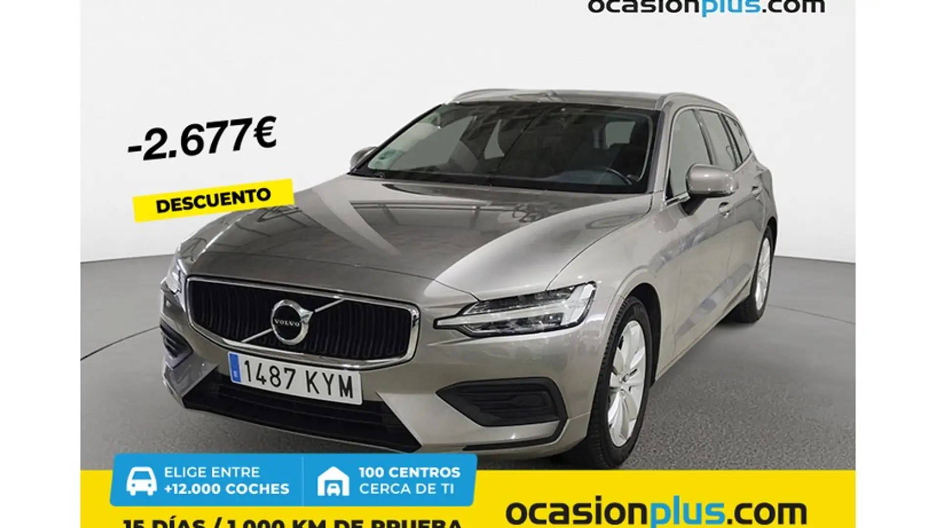 Volvo V60 D3 Momentum Aut. Gris - 1