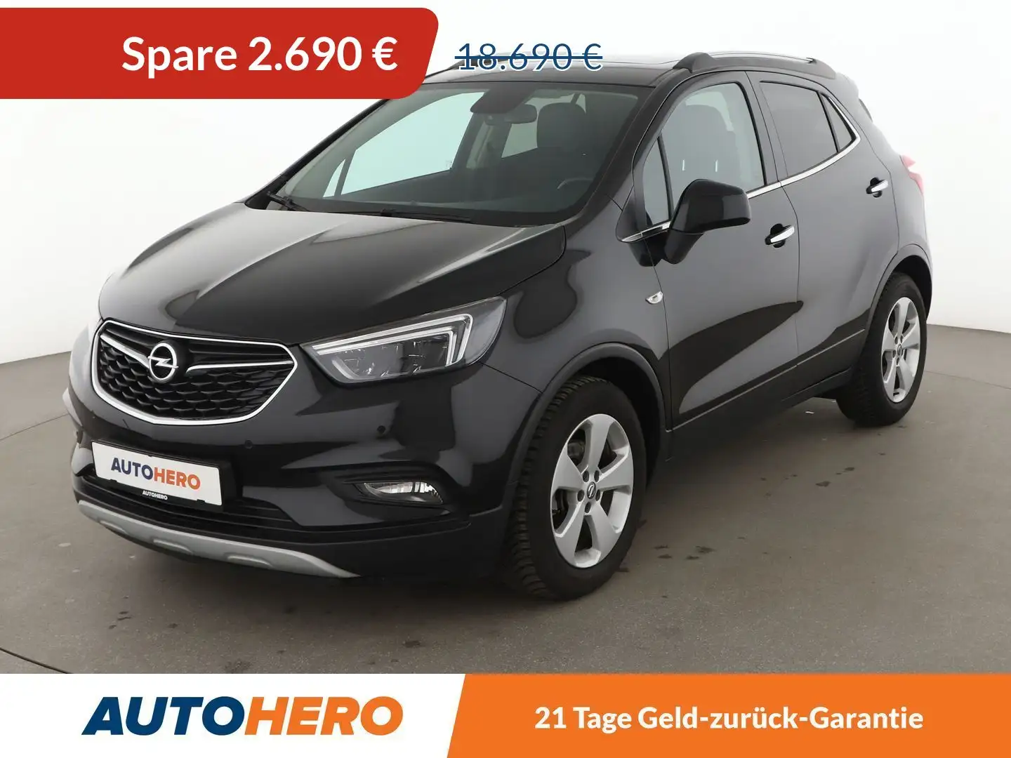 Opel Mokka X 1.4 Turbo Innovation Aut.*NAVI*TEMPO*PDC*SHZ* Schwarz - 1