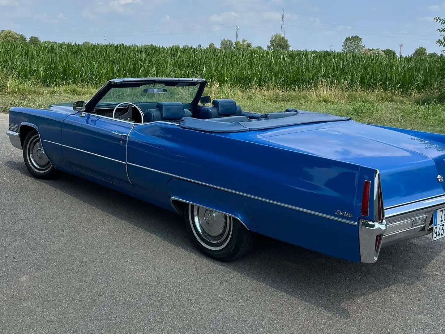 Cadillac Deville Cabriolet Blau - 2