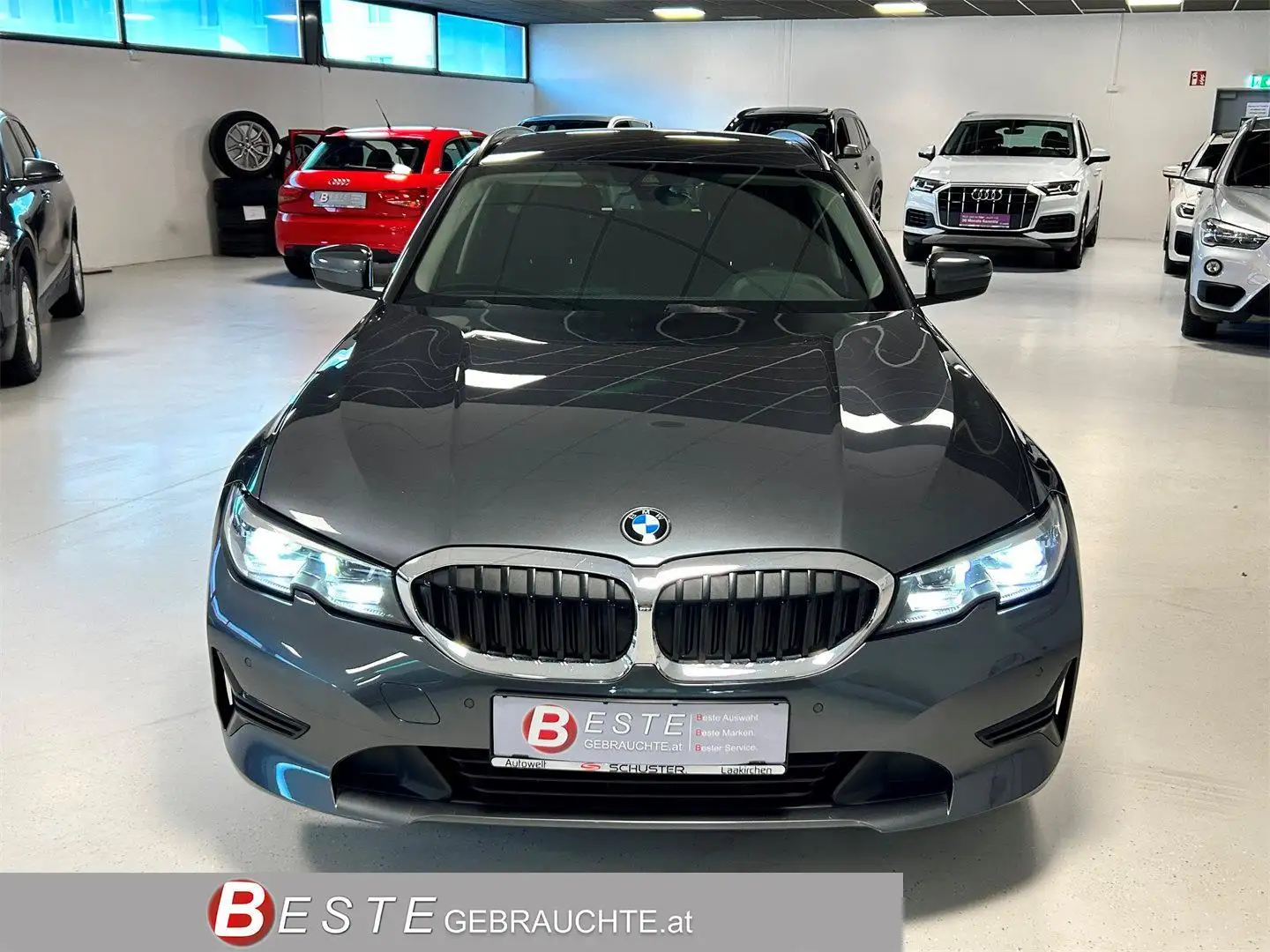 BMW 318 d Touring **M-LEDERLENKRAD**ANHÄNGERKUPPLUNG** Grau - 2