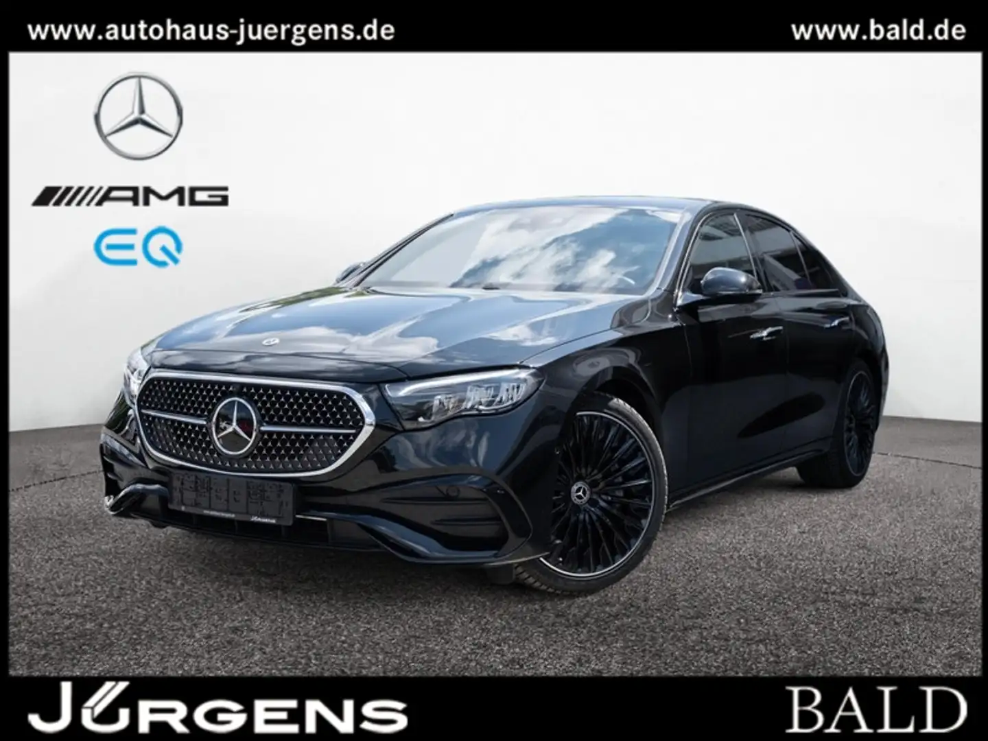 Mercedes-Benz E 200 AMG-Sport/Super/Pano/Sitzklima/Burm/20' Schwarz - 2