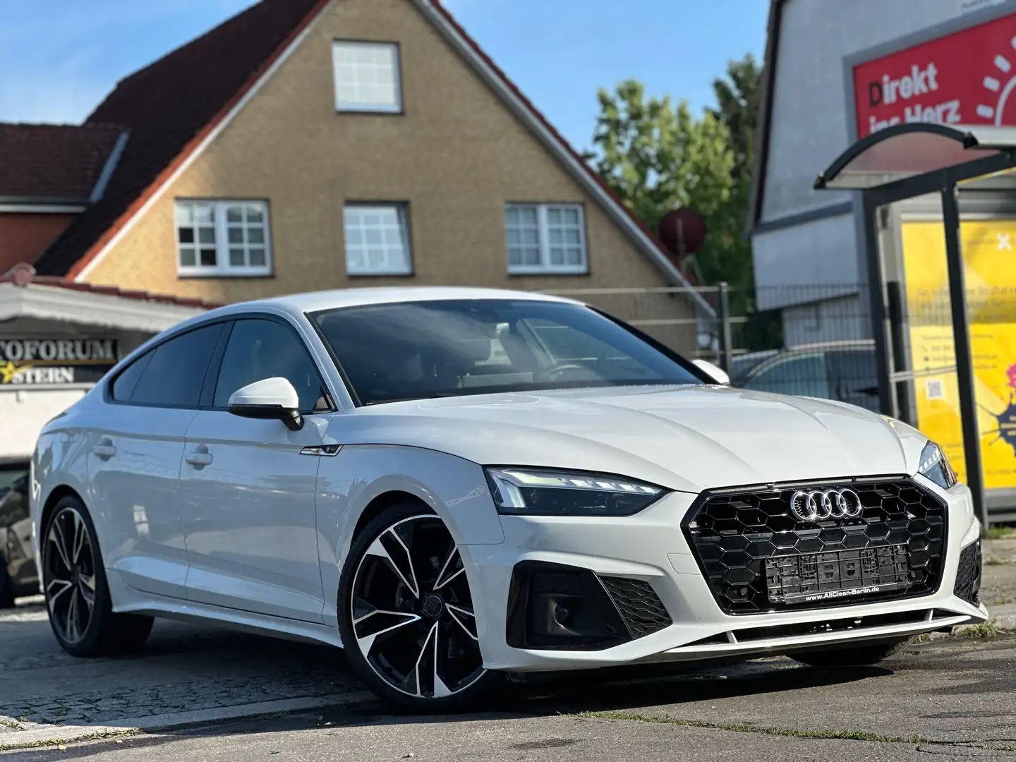 Audi A5 40 TFSI S line/Matrix/20 Zoll Rotor Weiß - 2