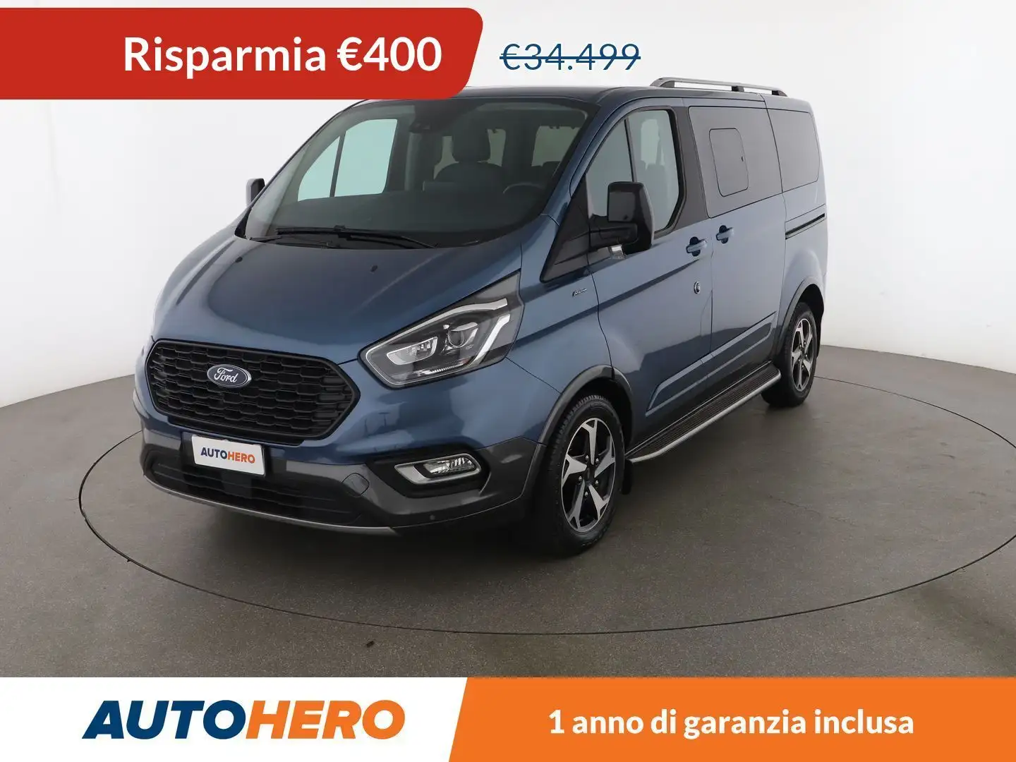 Ford Tourneo Custom 2.0 TDCi Mild-Hybrid  Active 185 CV  MHEV Azul - 1