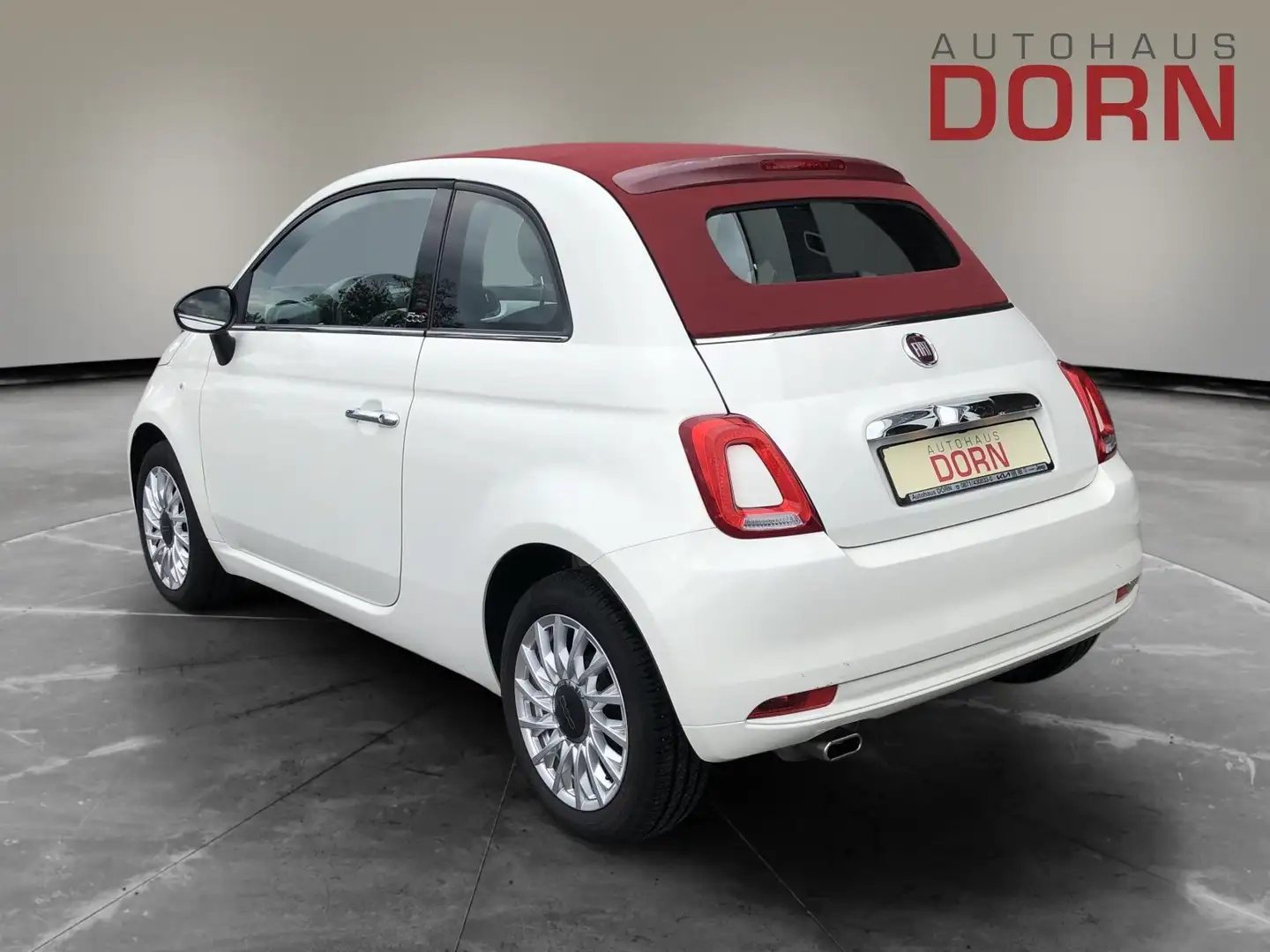 Fiat 500C Cabrio 1.2 Lounge Serie 7 Klima Tempomat uvm. Weiß - 2