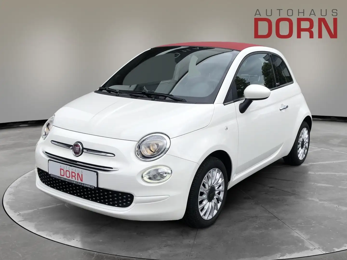 Fiat 500C Cabrio 1.2 Lounge Serie 7 Klima Tempomat uvm. Weiß - 1