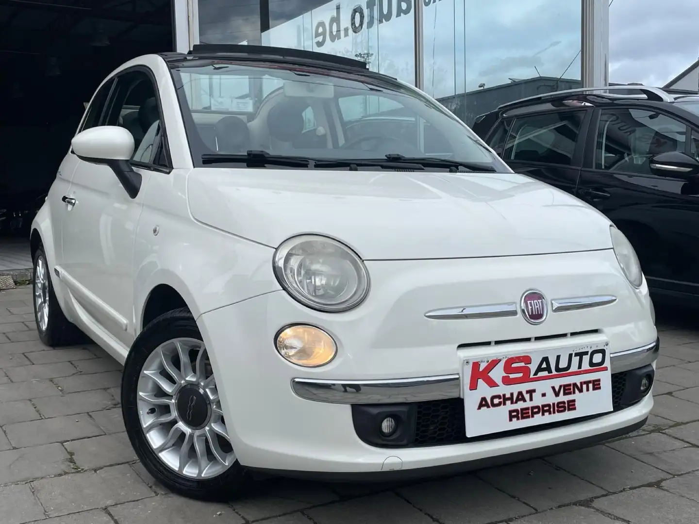 Fiat 500C 0.9 T TwinAir Lounge/156.629KM/AIRCO/CUI/EURO 5 Blanc - 2