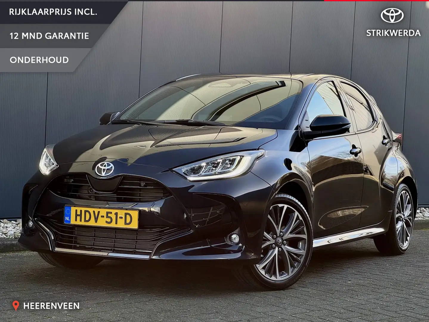 Toyota Yaris 1.5 Hybrid 130 Executive | Stoel & Stuurwiel verwa Zwart - 1