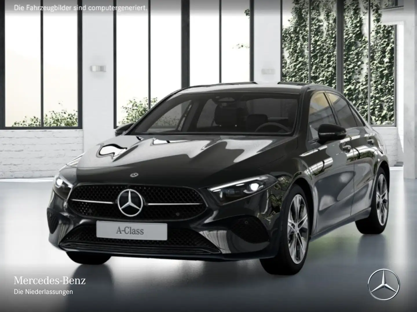 Mercedes-Benz A 200 Lim PROGRESSIVE+NIGHT+PANO+MULTIBEAM+KAMERA Schwarz - 2