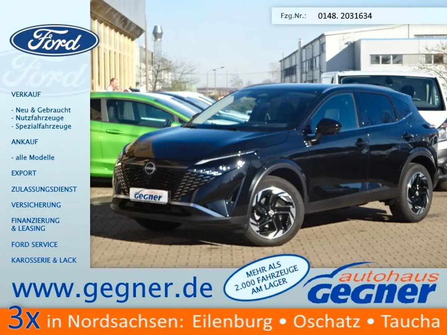 Nissan Qashqai 158PS X-Tronic MHEV N-Connecta Navi Schwarz - 1