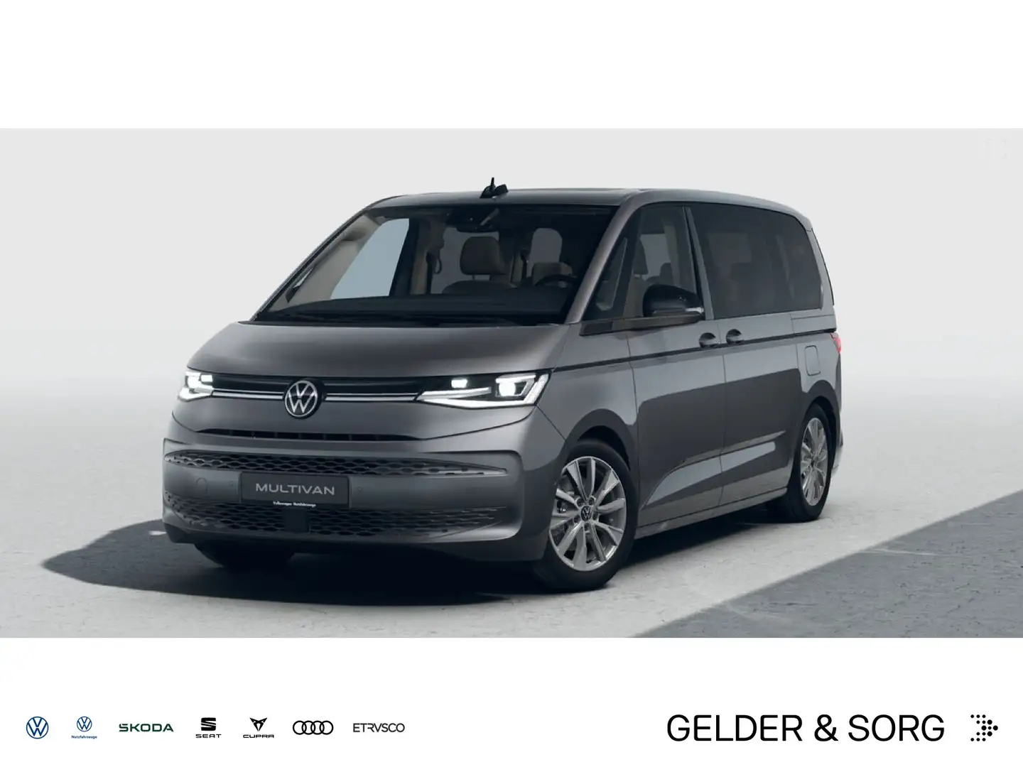 Volkswagen T7 Multivan T7 Multivan GOAL TDI DSG *Navi*IQ*Pano*AHK*3-Zon Grijs - 1