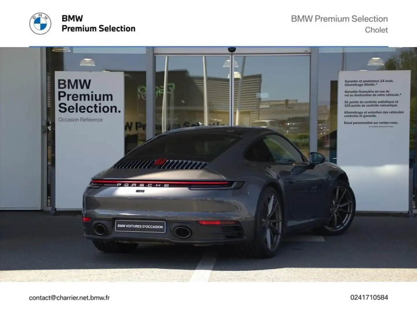 Porsche 911 3.0 385ch 4 PDK MY20 Gris - 2