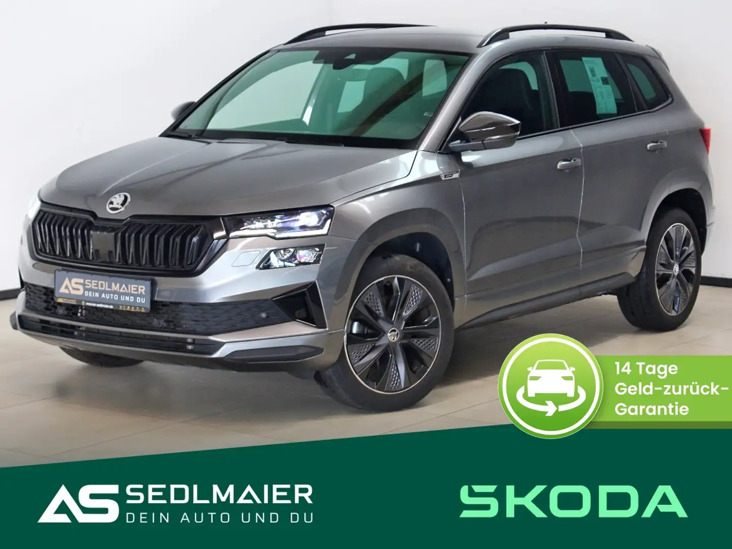 Skoda Karoq 1.5 TSI Sportline AHK|StandHZ|TravAssist Gris - 1