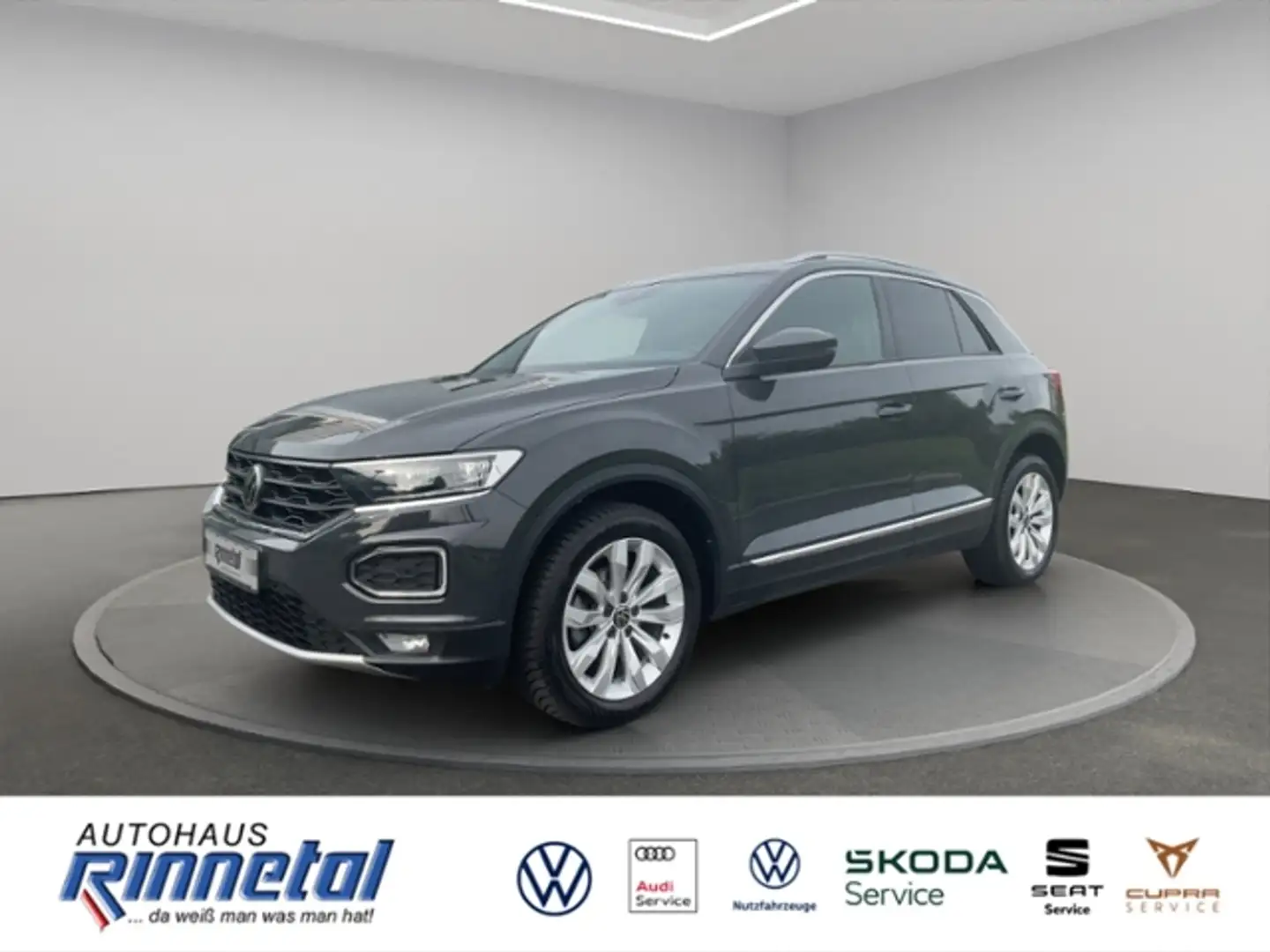 Volkswagen T-Roc 1.5 TSI OPF Sport LED LICHT+NAVI+EL HECKKL+ACC+BE Grau - 1