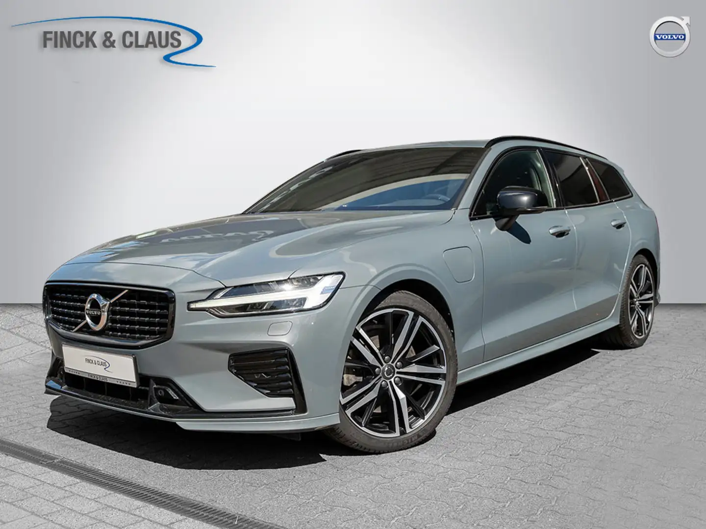 Volvo V60 T6 AWD Recharge Plus Dark Gris - 1