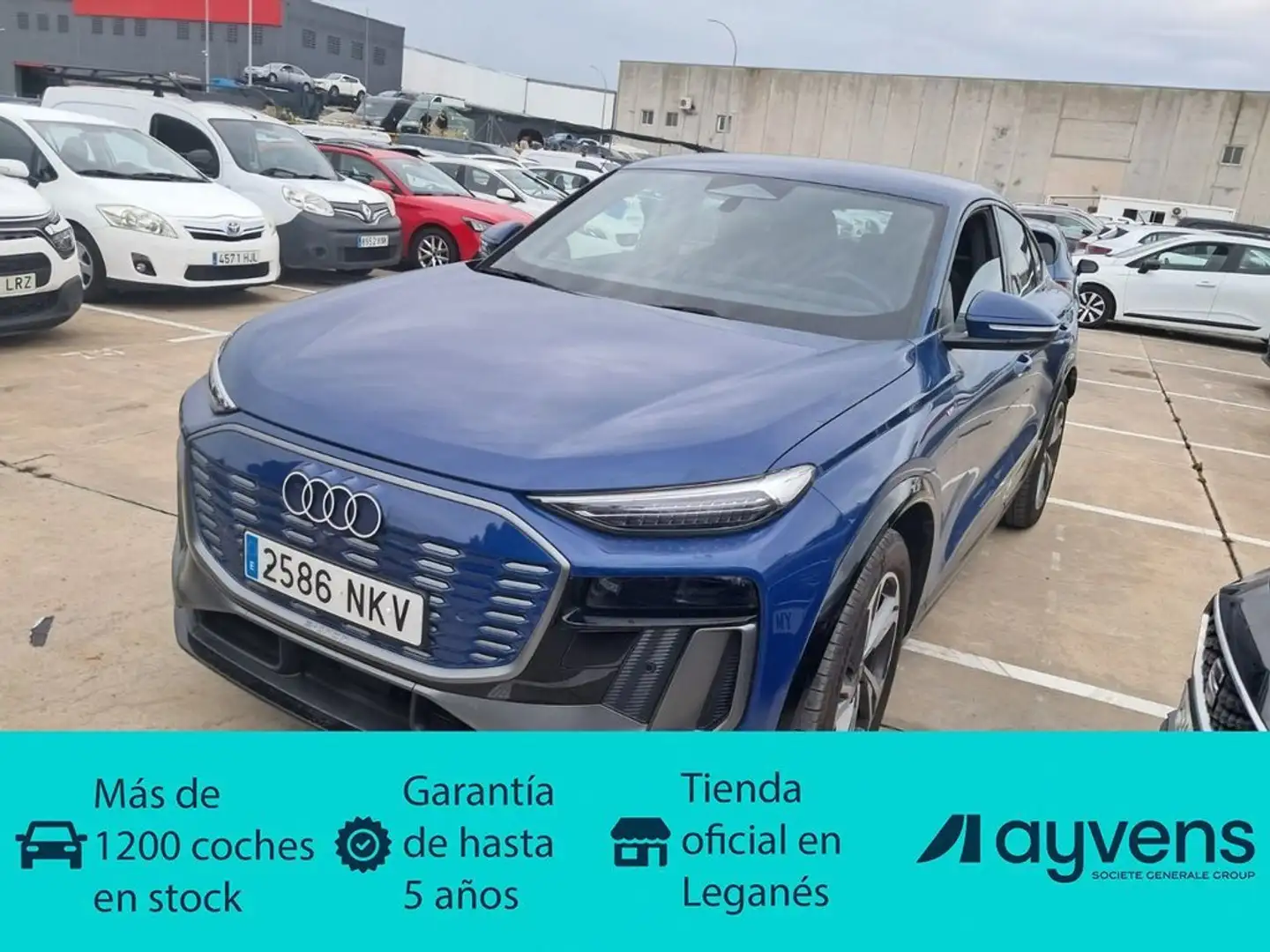 Audi Q6 e-tron Sportback S line 185kW 83KWh Azul - 1