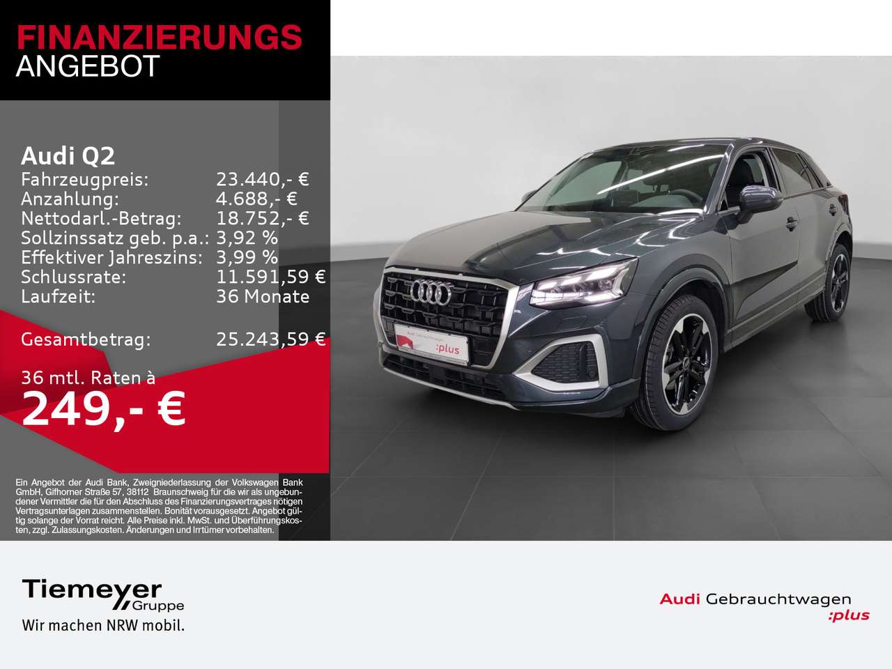 Audi Q2 — Audi Q2 30 TFSI ADVANCED LM18 MATRIX eKLAPPE SITZHZG