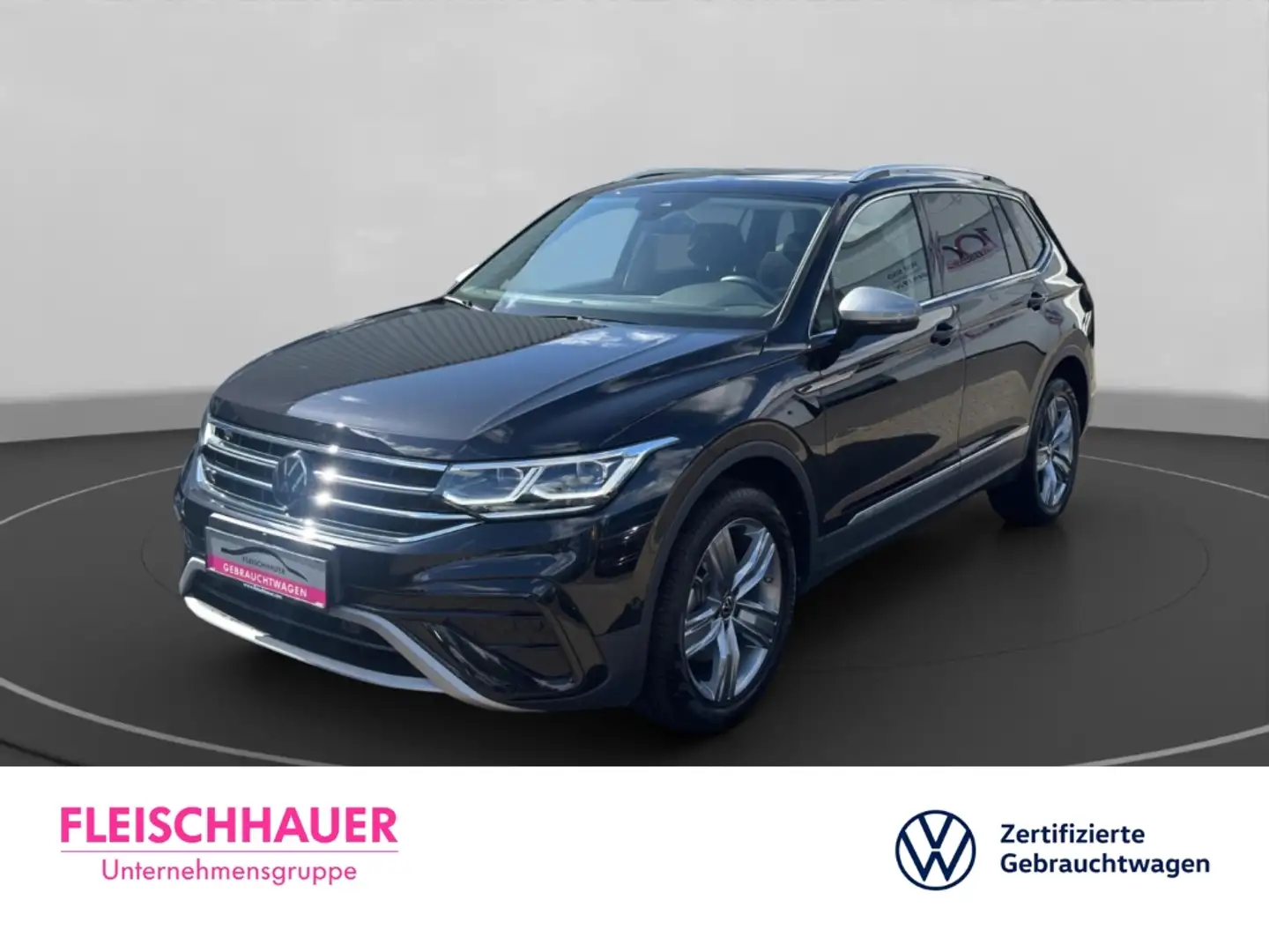 Volkswagen Tiguan Allspace Elegance 2,0TDI 4Motion  Pano+StHz+Navi+AHK+CarPla Schwarz - 1