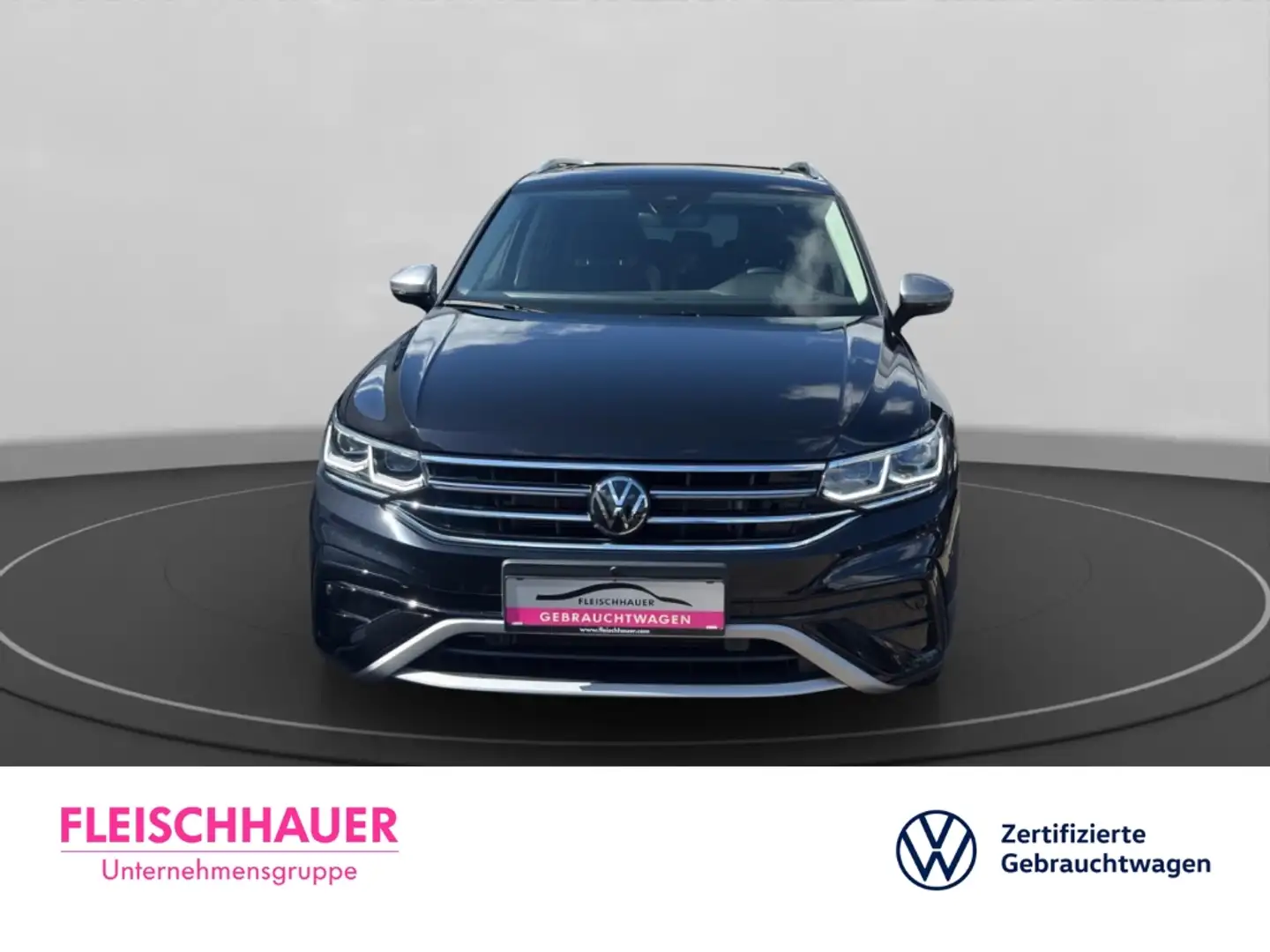 Volkswagen Tiguan Allspace Elegance 2,0TDI 4Motion  Pano+StHz+Navi+AHK+CarPla Schwarz - 2