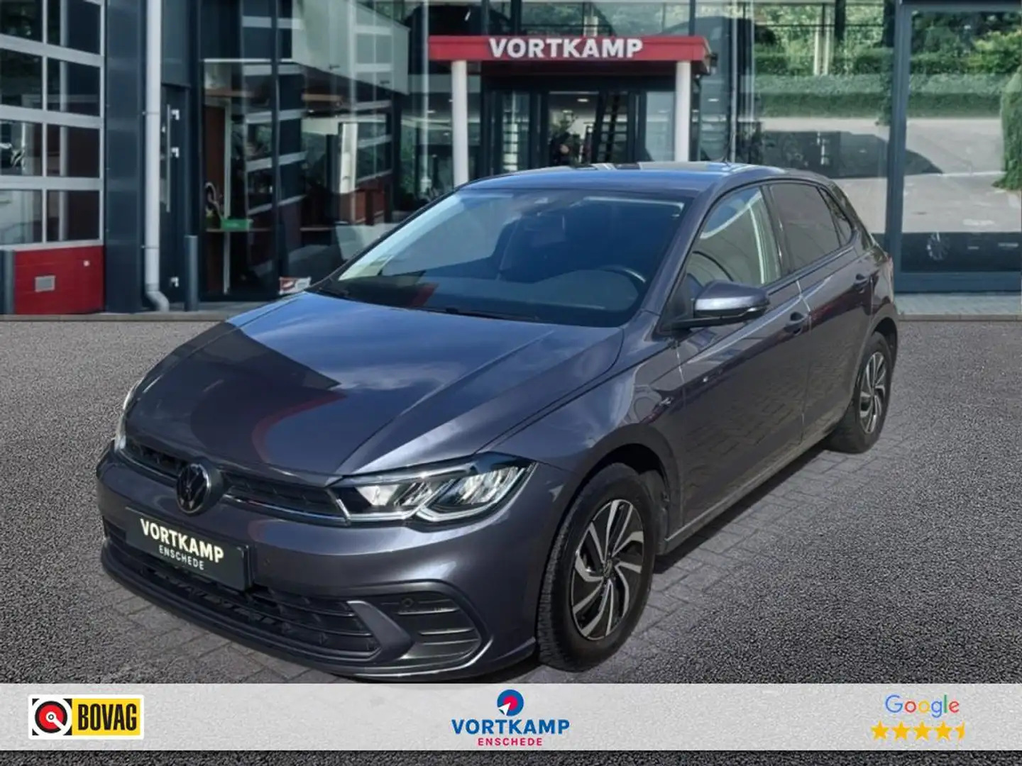 Volkswagen Polo 1.0 TSI LIFE CAMERA/CARPLAY/PDC/AIRCO Grijs - 1