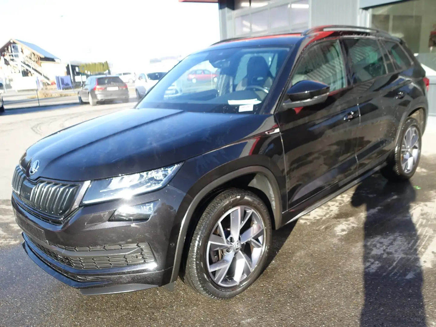Skoda Kodiaq Sportline 4x4 DSG *STHZG*LED*AHV*VIRTUAL*NAVI*ACC* Schwarz - 2