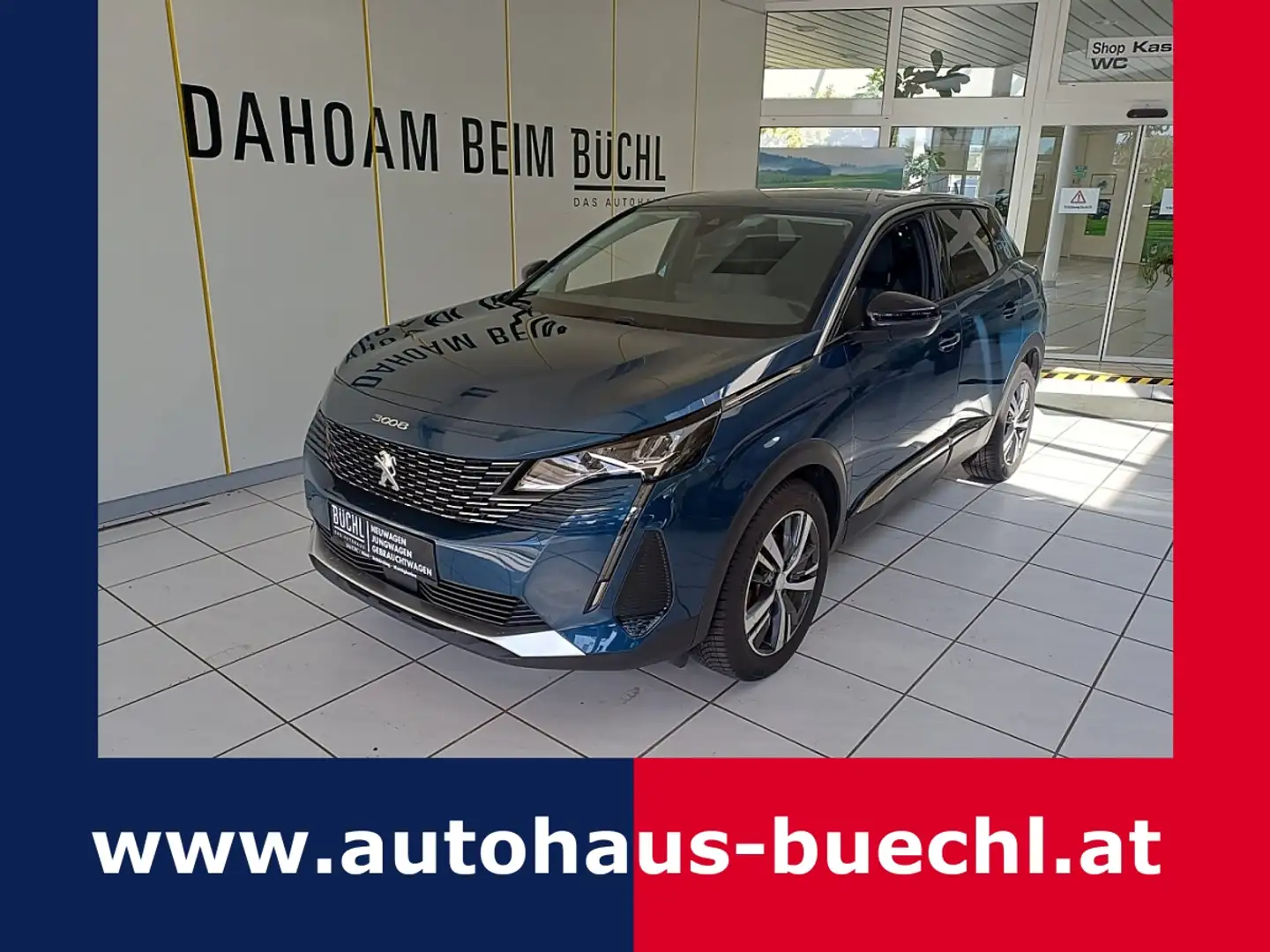 Peugeot 3008 PT 130 EAT8 Allure Pack Blau - 1