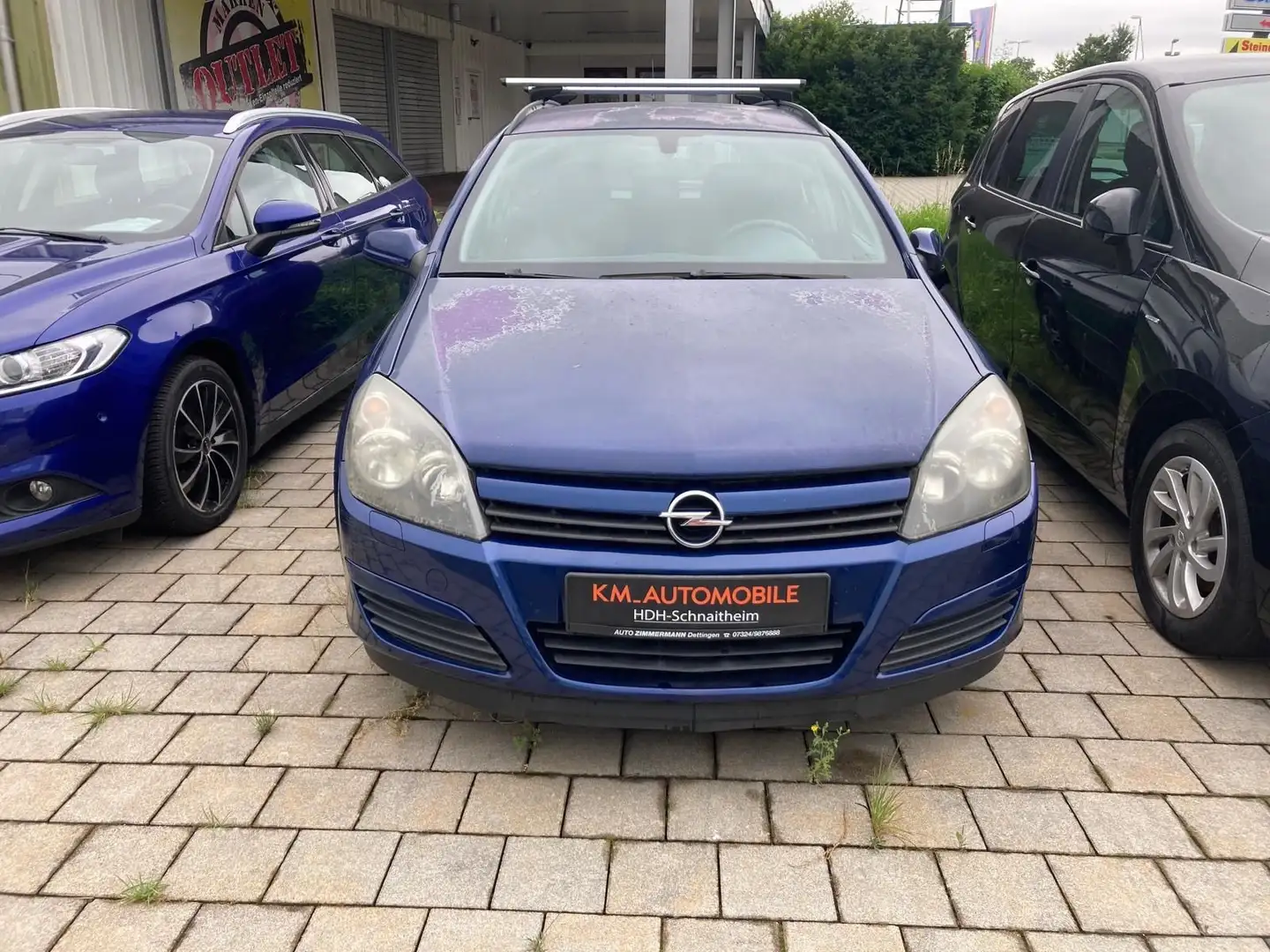 Opel Astra H Caravan Basis Bleu - 1