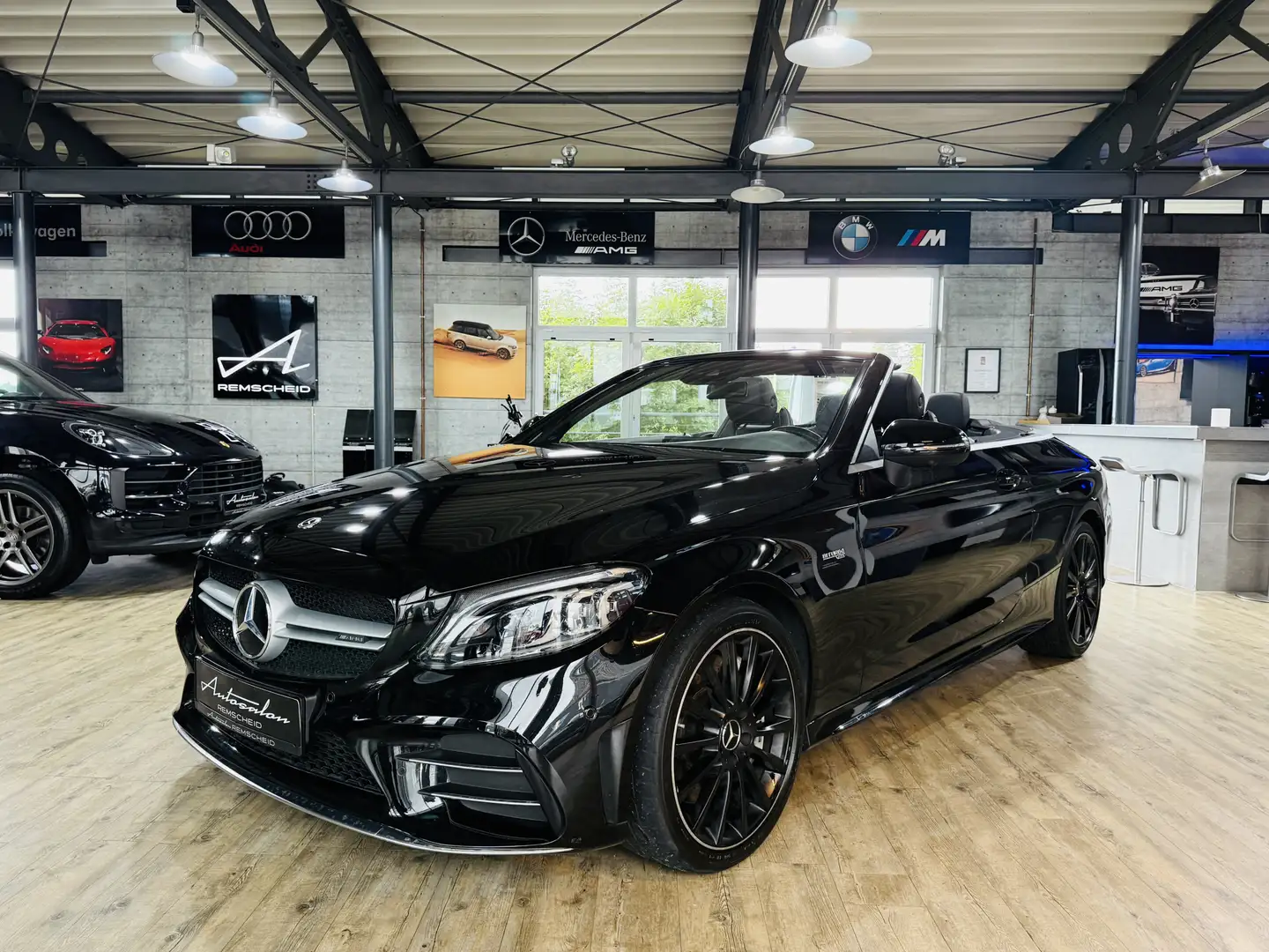 Mercedes-Benz C 43 AMG 4Matic Cabrio*P.ABGAS*LED*NAVI*360°KAM* Czarny - 1