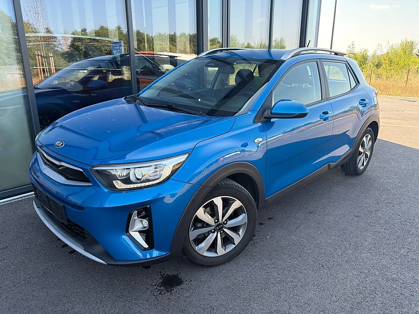 Kia Stonic 1,0 TGDI GPF ISG Silber Blau - 2