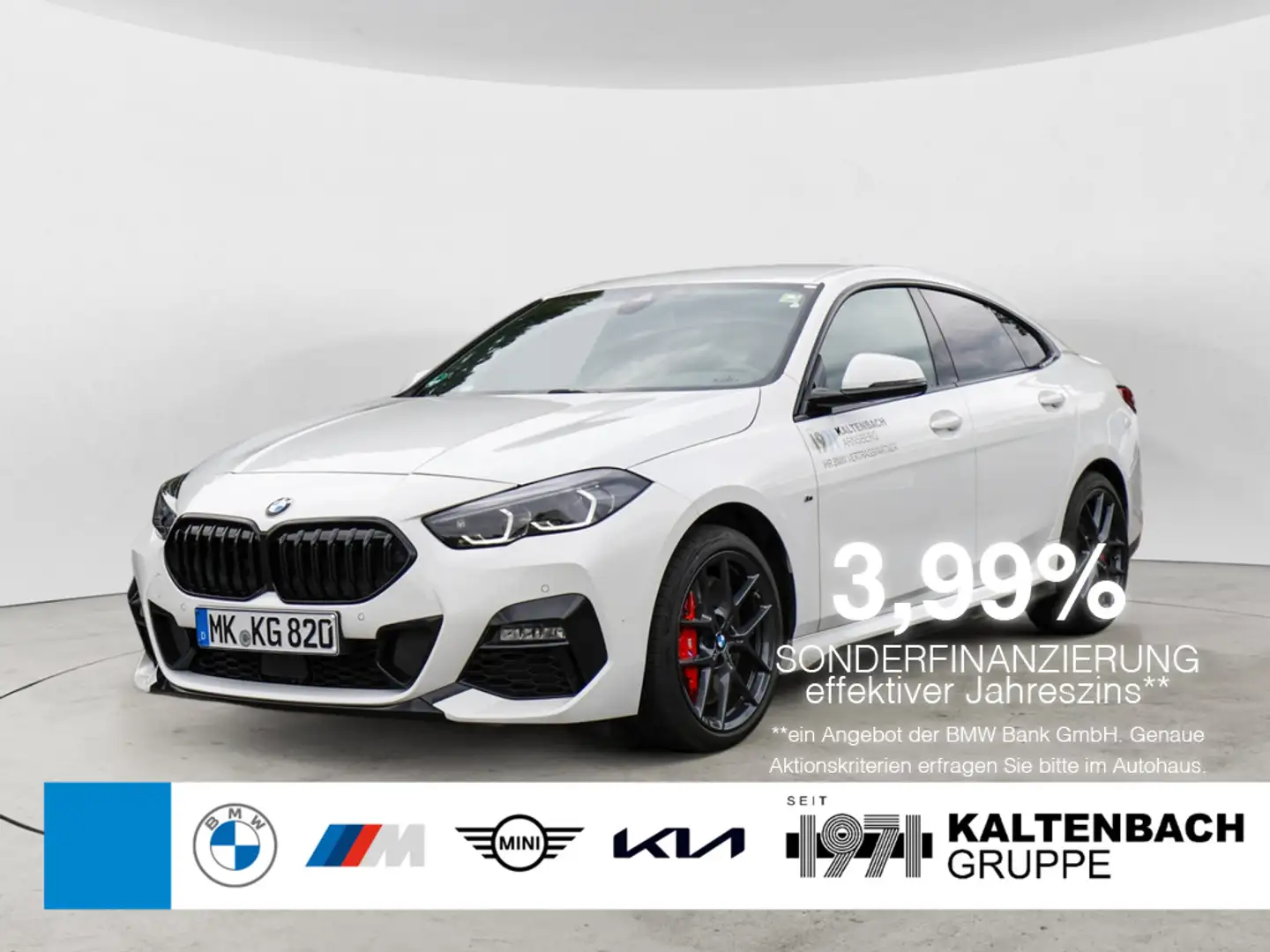 BMW 218 i Gran Coupe M-Sport LED W-LAN NAVI SHZ Weiß - 1