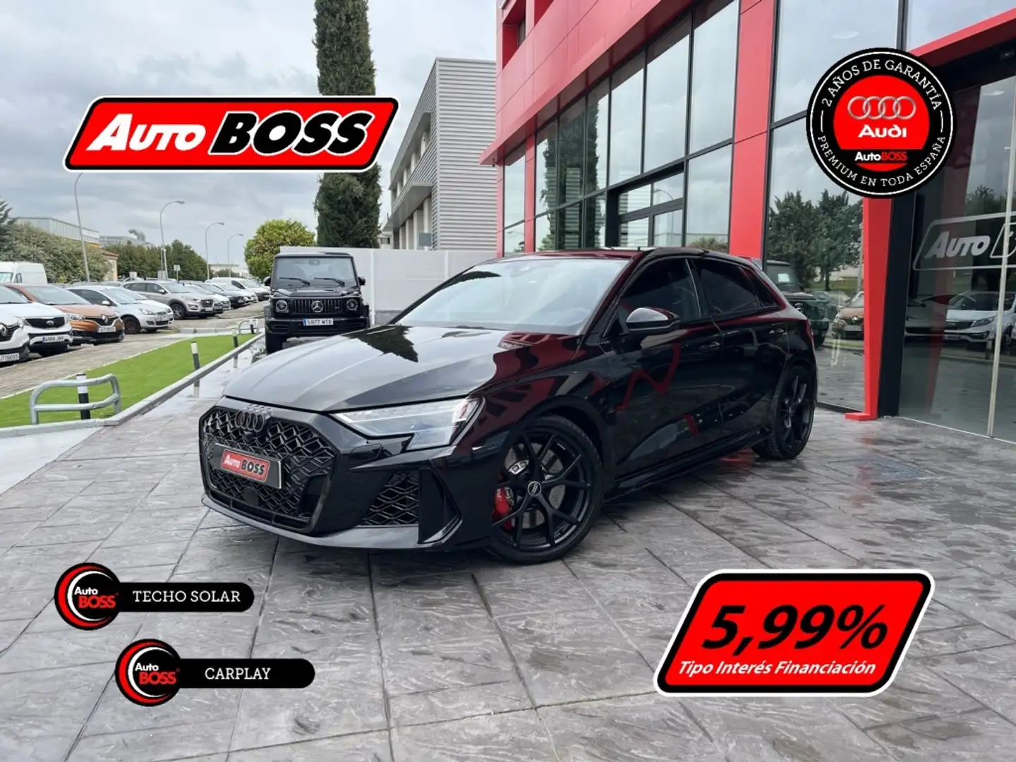 Audi RS3 Sportback quattro S tronic 294kW Negro - 1
