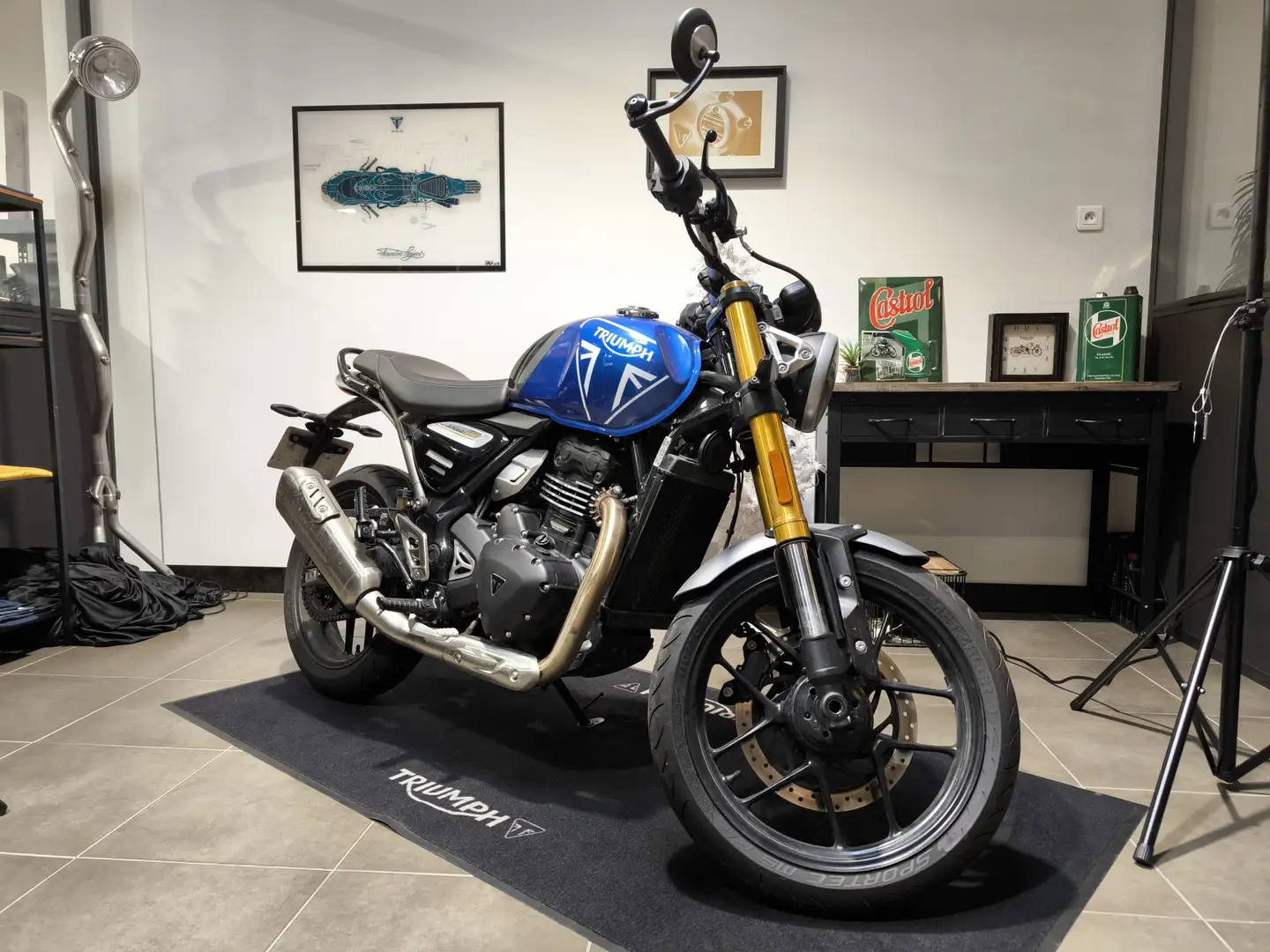 Triumph Speed 400 Blau - 1