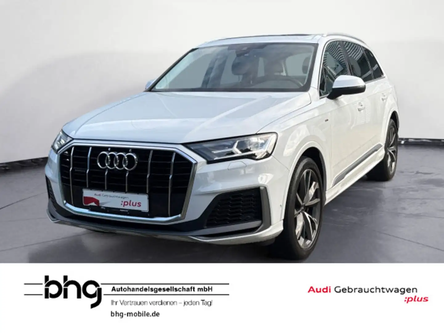 Audi Q7 55 TFSI e quattro tiptronic S line *PANO*AHK* Weiß - 1