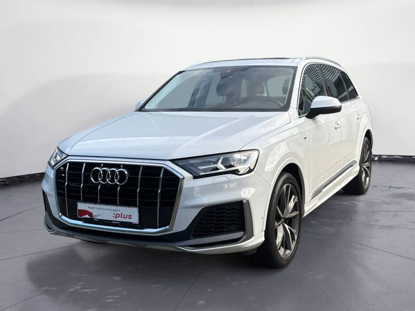 Audi Q7 55 TFSI e quattro tiptronic S line *PANO*AHK* Weiß - 2
