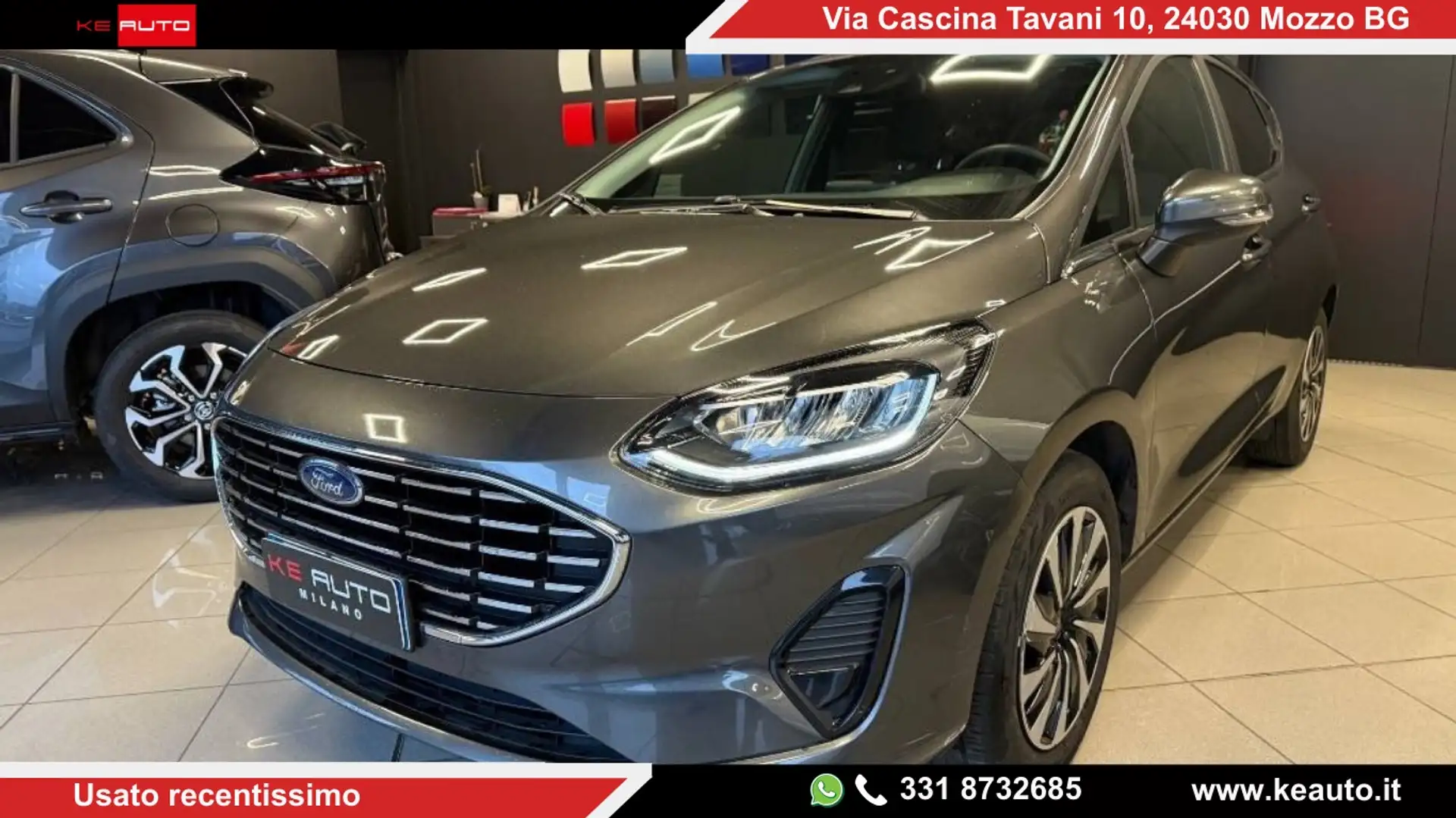 Ford Fiesta Fiesta VII 2022 5p 5p 1.1 Titanium 75cv Grigio - 1