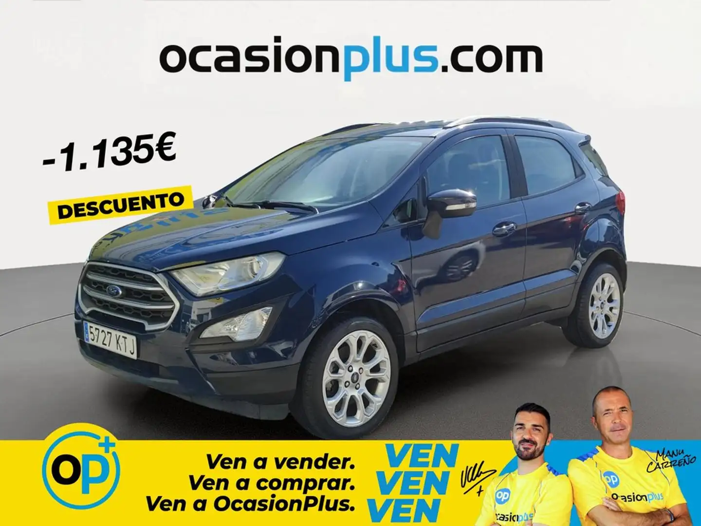 Ford EcoSport 1.0 EcoBoost Trend 125 Azul - 1
