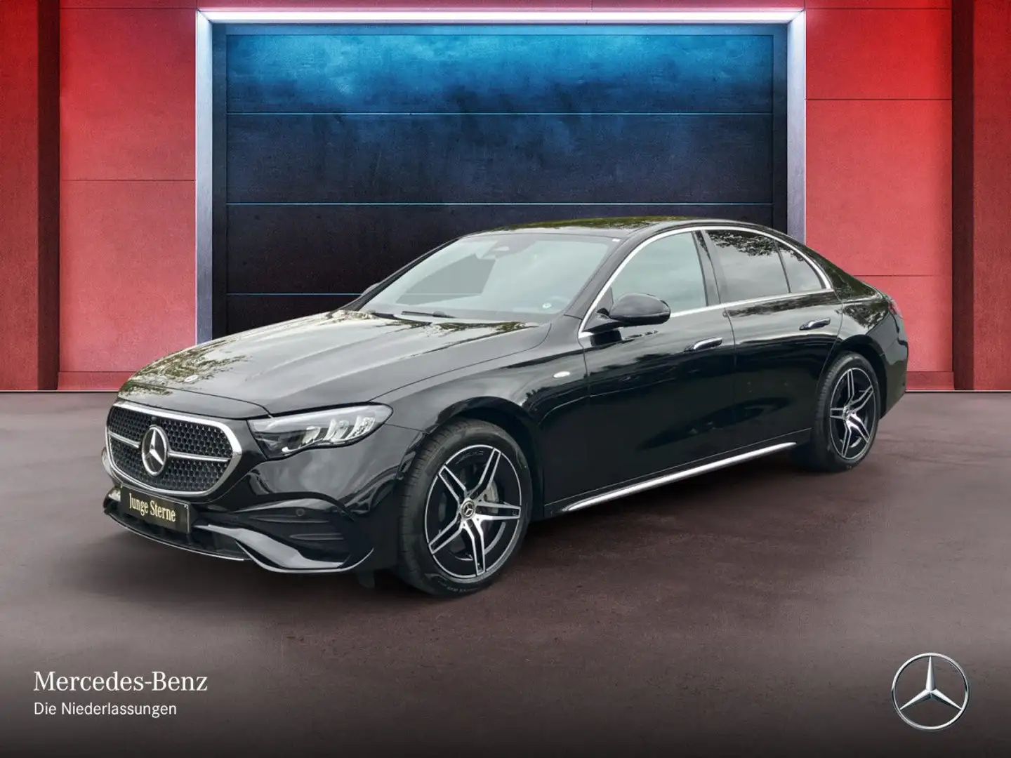 Mercedes-Benz E 300 de Hybrid AMG Burmester Distr. LED Kamera 9G Schwarz - 2